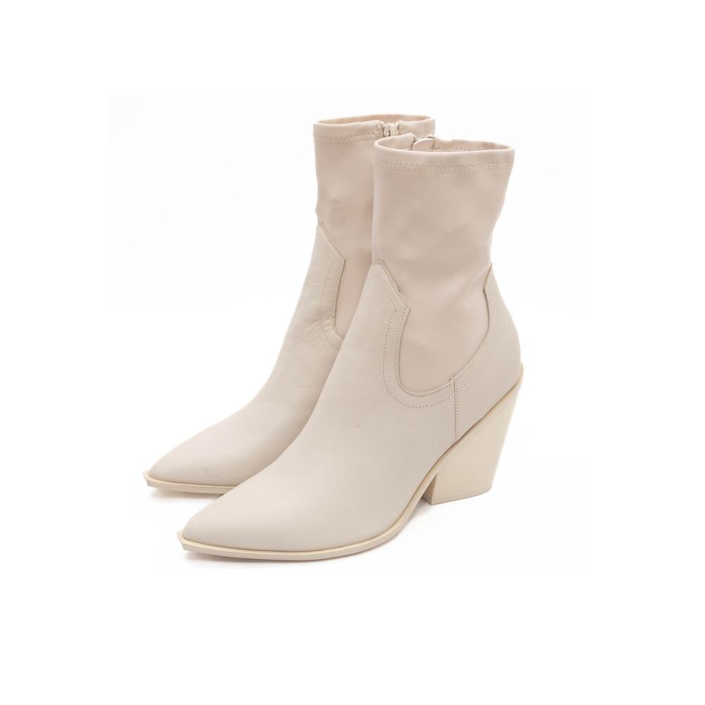 New Steve Madden Bone Leather Thorn Boots Size 9.5